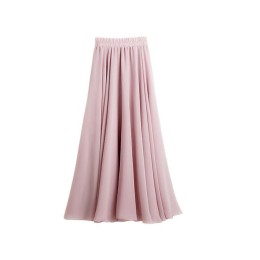 SKCS019 製作雪紡半身裙  飄逸長裙  半身裙生產商 SKCS019 製作雪紡半身裙  飄逸長裙  半身裙生產商